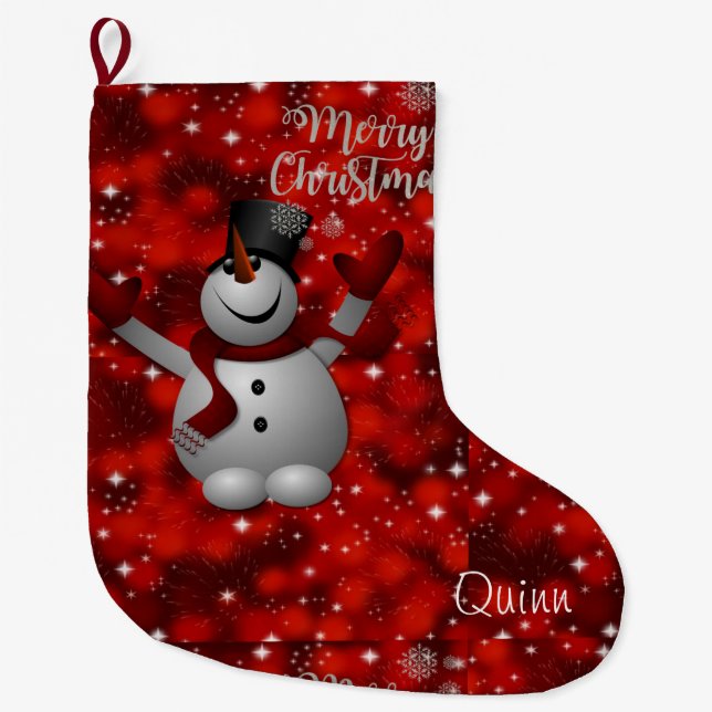 Grande Meia de Natal, Boneco de Neve de Natal (Frente)