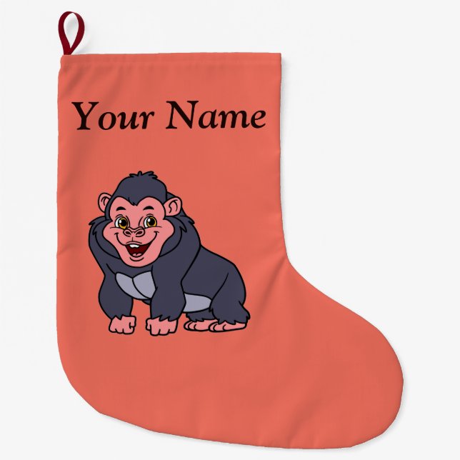 Grande Meia de Natal de Macaco (Frente)