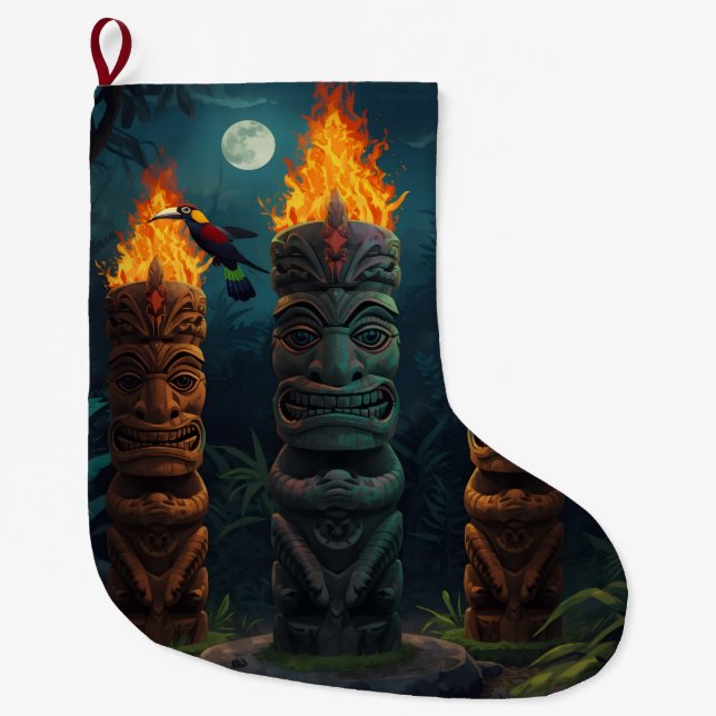 Grande Meia de Natal dos Deuses Tiki (Frente)