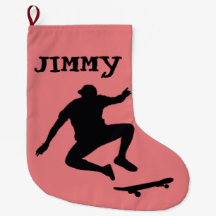 GRANDE MEIA DE NATAL PERSONALIZADA PARA FILHO SKATEBOARDE