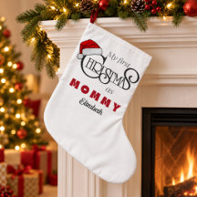 Meia de Natal Personalizada Primeiro Natal como Ma