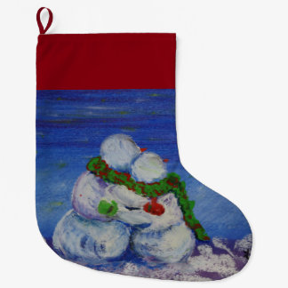 Grande Meia do Natal do boneco de neve de Romancing