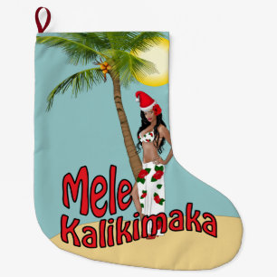 Grande Meia do Natal do Pin-acima Mele Kalikimaka de