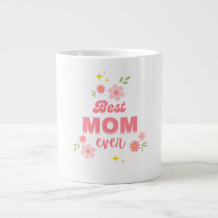 Grande Melhor Mãe do Mundo Caneca de Café Floral Cute A