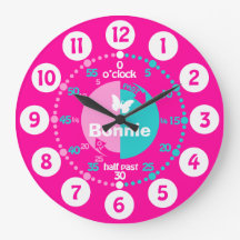 Meninas aprendem a dizer relógio de nome do aqua r