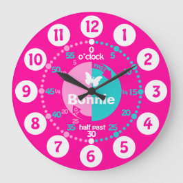 Grande Meninas aprendem a dizer relógio de nome do aqua r