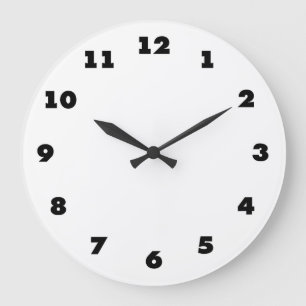 Grande Modelo de relógio com exibição de hora - Adicionar