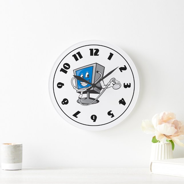 Grande Monitor Com Um Relógio De Estetoscópio (Criador carregado)