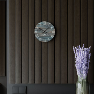 Grande Monograma de Relógio Russo de Captura de Estrada P