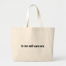 Grande Na minha bolsa de tote da era do autoatendimento