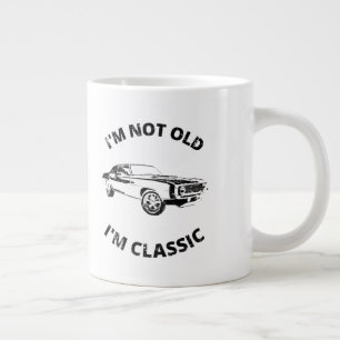 Grande Não Sou Velho Sou Clássico Caneca de Café