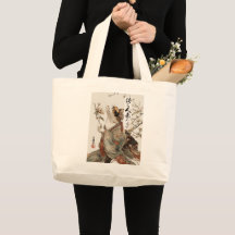 "O Um Virá" Bolsa de Tote de Arte de Gato Japonesa