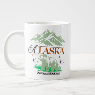 Grande O Urso do Alasca – Caneca de Café de Aventura