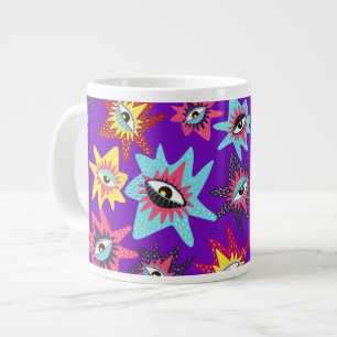Grande Olhos 🌸 caneca de especialidade de café