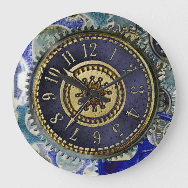 Grande Padrão de relógio Steampunk (Frente)