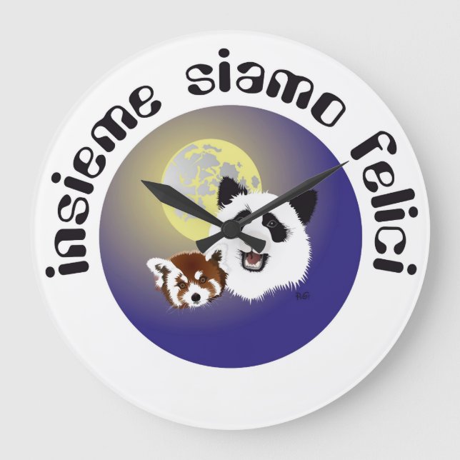 Grande Panda encontro relógio (Frente)