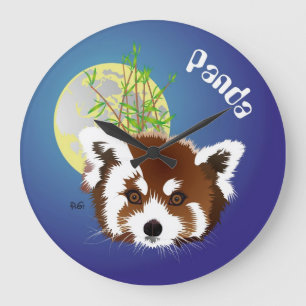 Grande Panda pequena, Ailurus fulgens relógio