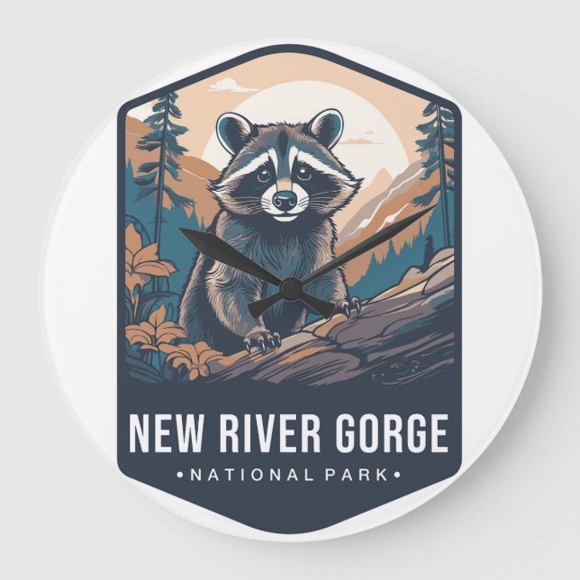 GRANDE PARQUE NACIONAL NEW RIVER GORGE RELÓGIO 2025 (Frente)