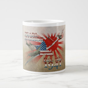 Grande Pearl Harbor 7 de Dezembro de 1941 Caneca de Café 