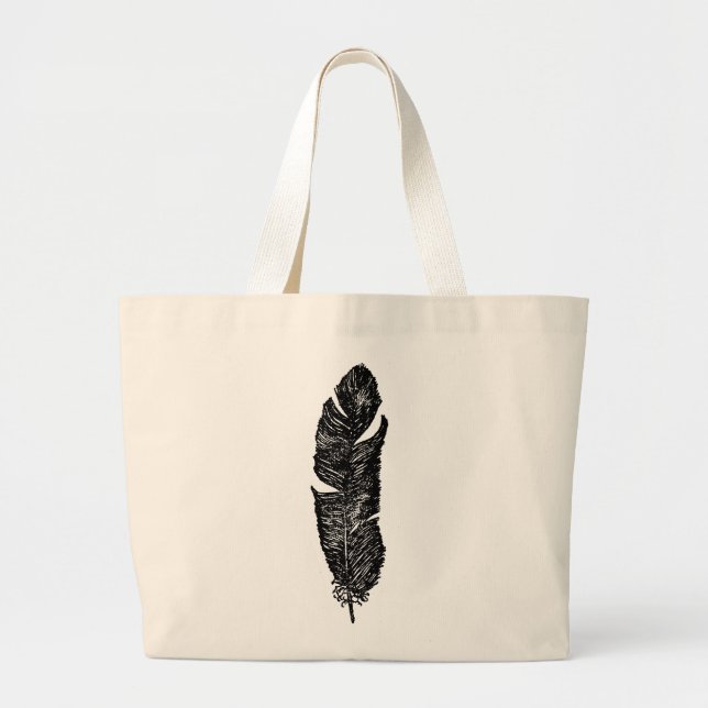 Grande Pena Antiga na Bolsa Tote (Frente)