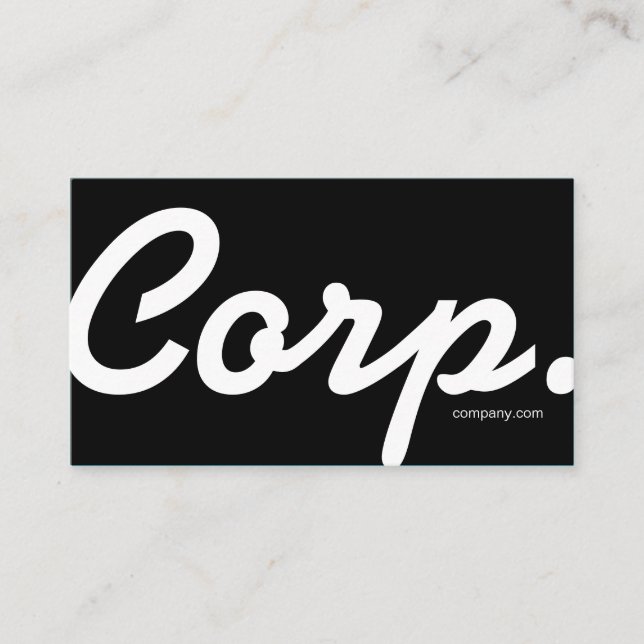 Grande pia batismal, cartão de visita preto fácil (Frente)