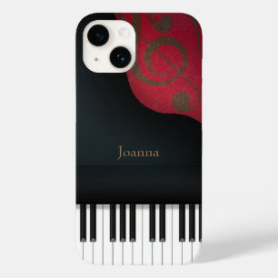Grande Piano Negro Personalizado