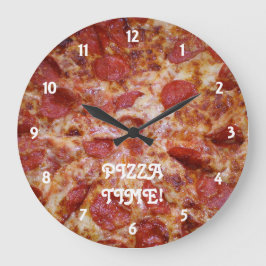 Grande Pizza Pepperoni - Relógio
