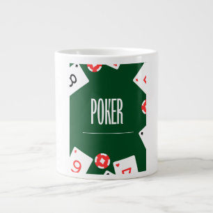 Grande Pôquer de amostra de café em caneca