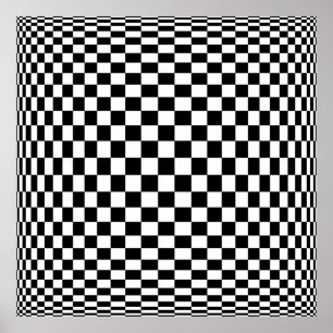 Grande poster da arte Op do Quark