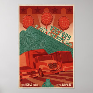 Grande - poster da propaganda do jogo de arcada