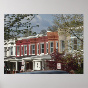 Grande poster de Hampden Rowhouse