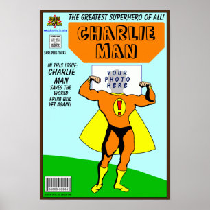 Grande poster que caracteriza O como um