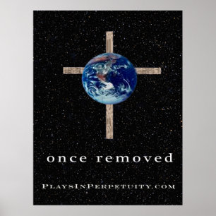Grande poster "uma vez removido"