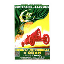 Grande Prêmio da Argélia de 1930, Poster