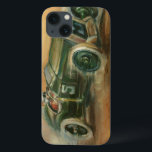 Grande Prêmio da França de Racecar por Ethan Harpe<br><div class="desc">Faça uma viagem na máquina de volta com este quadro de um carro de corrida do Grand Prix francês por Ethan Harper. Você pode sentir quão rápido o carro está viajando obrigados para a nuvem de poeira descendo no acordar do veículo. Pegue uma cópia para colocar na parede!</div>