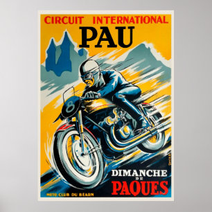 Grande Prêmio de 1950, Poster de Corrida de Motoci