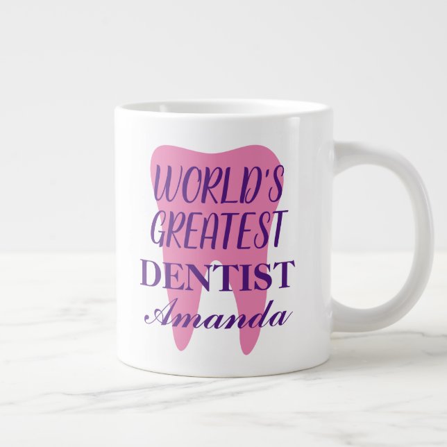 Grande presente de caneca de café jumbo do dentist (Direita)