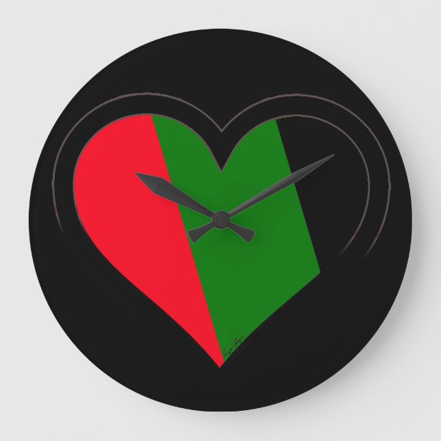 GRANDE PRETO NO RELÓGIO DE AMOR PRETO (Frente)