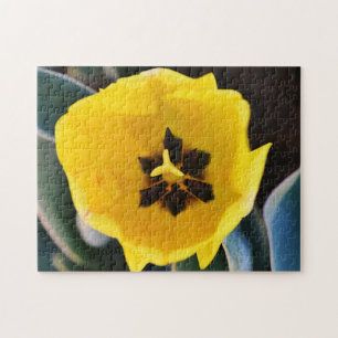 Grande Quebra-cabeça de Flor Amarelo-Bonito