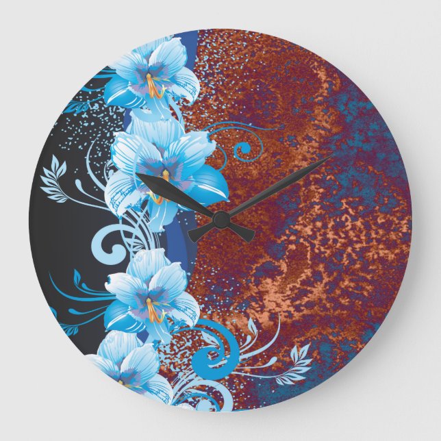 Grande Relógio abstrato Art 44A (Frente)