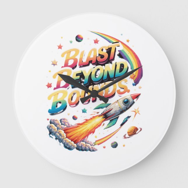 Grande Relógio BLAST BEYOND BOUNDS (Frente)