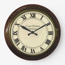 relógio da estação ferroviária vintage