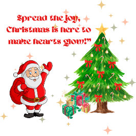 Grande relógio da parede de Natal