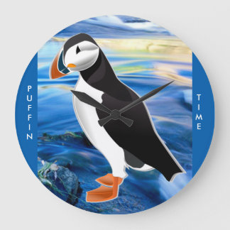 GRANDE RELÓGIO DA PAREDE DO TEMPO PUFFIN