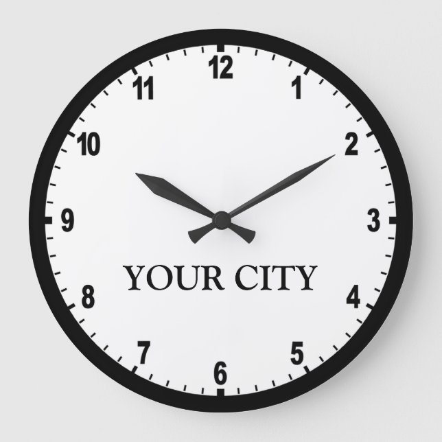 Grande Relógio da sala de notícias (Frente)