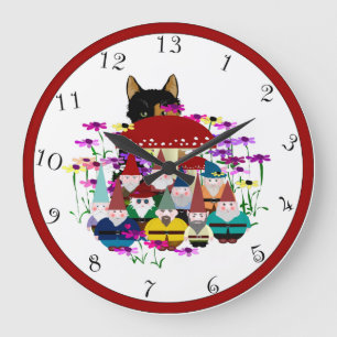 Grande Relógio de 13 Horas dos Gnomos