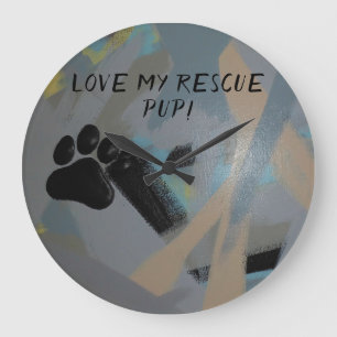 Grande Relógio de acrílico