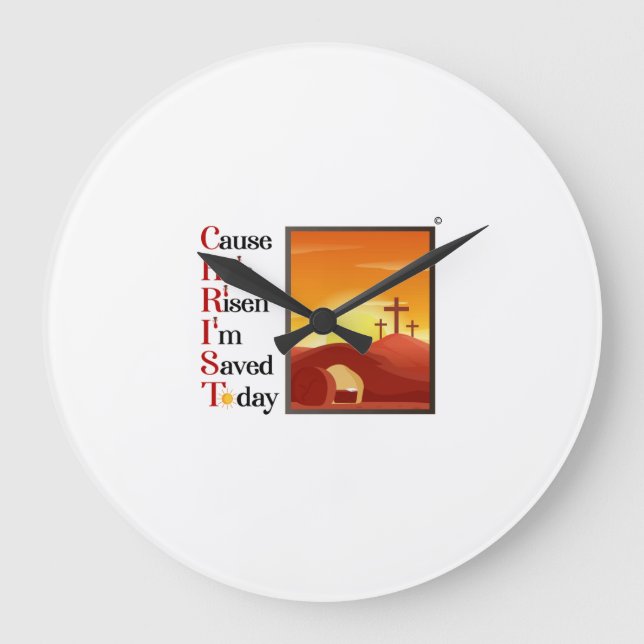 Grande Relógio de acrônimos do cristo (Frente)
