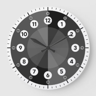 Grande Relógio de Aprendizado - Tempo de Contagem - Preto