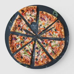 Grande Relógio de Arte do Restaurante Italiano da Pizza